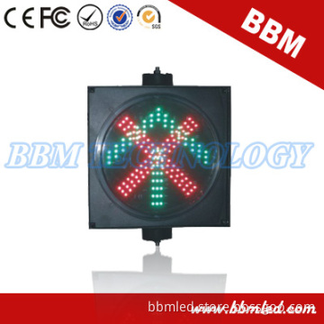 Red Cross Green Arrow for Road Traffic Signs